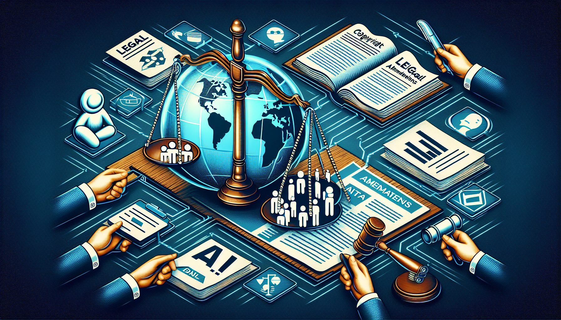 Meta AI 저작권 논란 글로벌 법적 분쟁과 법률 개정 전략