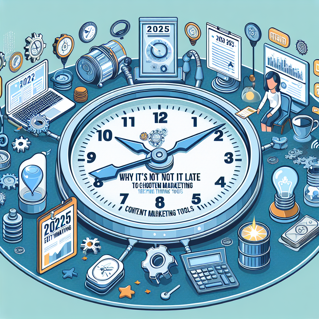 2025년 콘텐츠 마케팅 도구 선택이 아직 늦지 않은 이유는 무엇일까