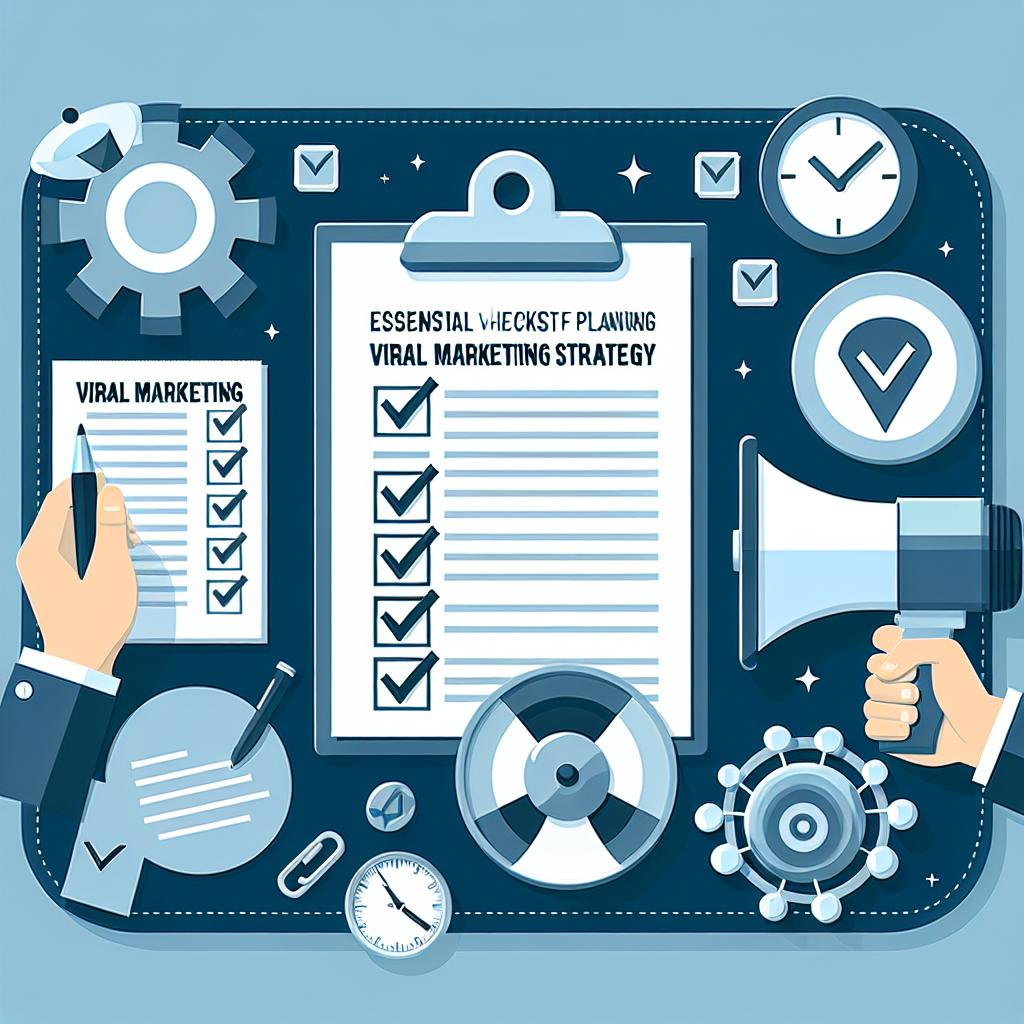 바이럴마케팅 전략 수립 전 필수 체크리스트는 무엇인가요